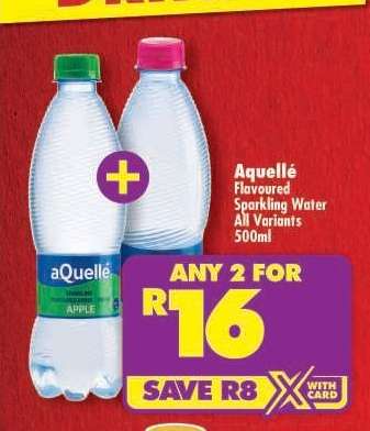 aQuellé Flavoured Sparkling Water All Variants 500ml