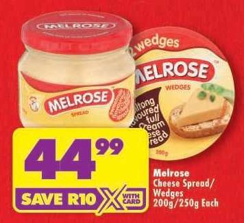 Melrose Cheese Spread/Wedges