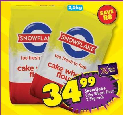 Snowflake Cake Wheat Flour 2.5kg