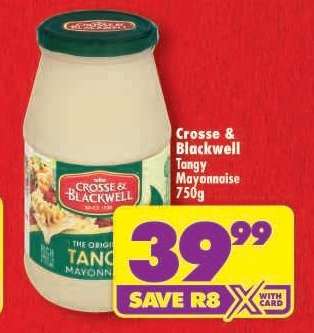 Crosse & Blackwell Tangy Mayonnaise-750g
