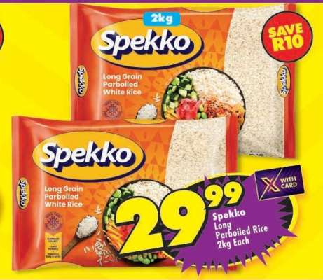 Spekko Long Parboiled Rice 2kg Each