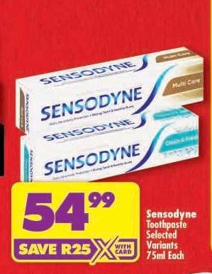SENSODYNE TOOTHPASTE