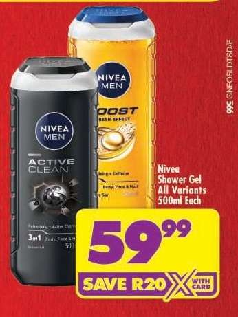 Nivea Shower Gel All Variants 500ml Each