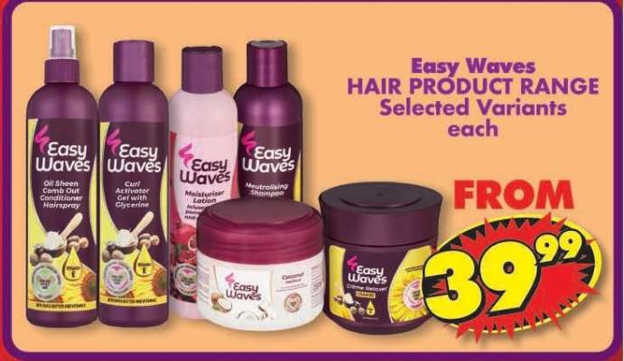 Easy Waves HAIR PRODUCT RANGE
