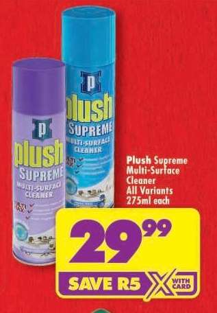 PLUSH SUPREME MULTI-SURFACE CLEANER
