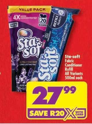 STA-SOFT FABRIC CONDITIONER REFILL