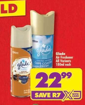 Glade Air Freshener All Variants 180ml each