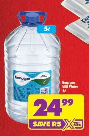 Bonaqua Still Water 5L