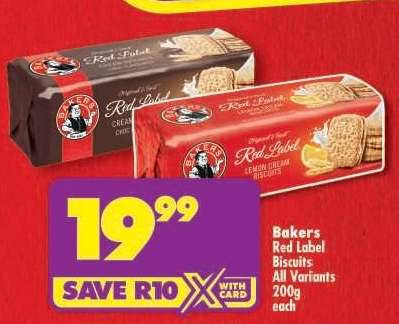 BAKERS Red Label Biscuits