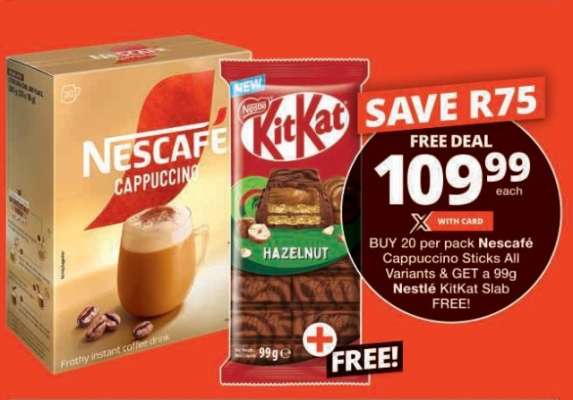 Nescafé Cappuccino & Nestlé KitKat