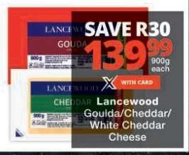 Lancewood Gouda/Cheddar/White Cheddar Cheese