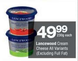 Lancewood Cream Cheese