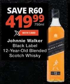 Johnnie Walker Black Label 12-Year-Old Blended Scotch Whisky