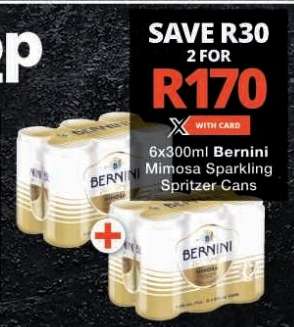 BERNINI Mimosa Sparkling Spritzer Cans