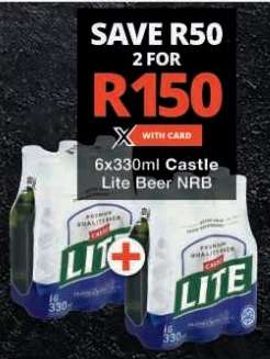 Castle Lite Beer NRB