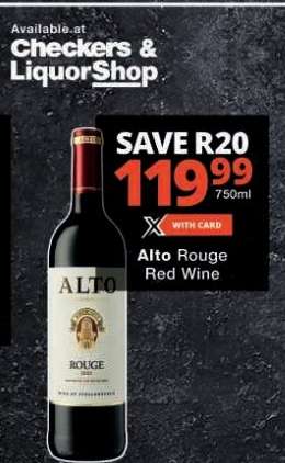Alto Rouge Red Wine