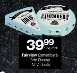 Fairview Camembert/Brie Cheese