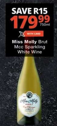 Miss Molly Brut Mcc Sparkling White Wine