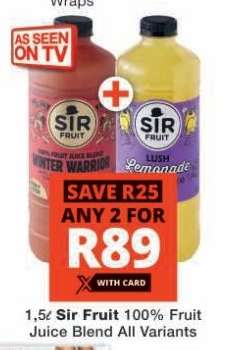 Sir Fruit 100% Fruit Juice Blend