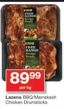 Lazena BBQ/Marrakesh Chicken Drumsticks