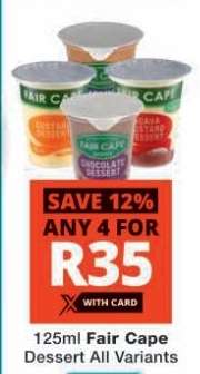 Fair Cape Dessert