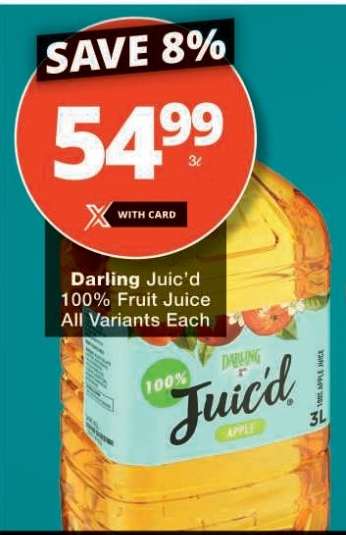 Darling Juic'd 100% Fruit Juice