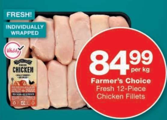 Farmer's Choice Fresh 12-Piece Chicken Fillets