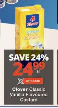 CLOVER Classic Vanilla Flavoured Custard