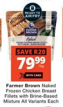 Farmer Brown Naked Frozen Chicken Breast Fillets