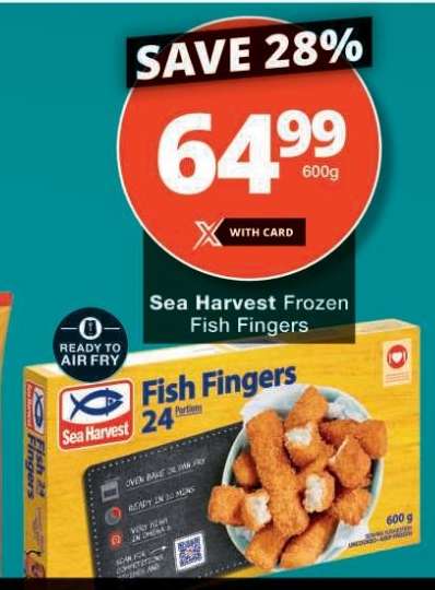 Sea Harvest Frozen Fish Fingers