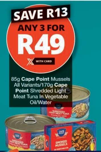 Cape Point Mussels & Tuna