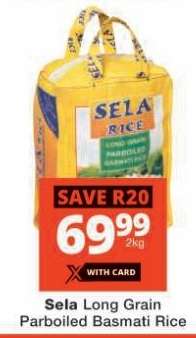 Sela Long Grain Parboiled Basmati Rice