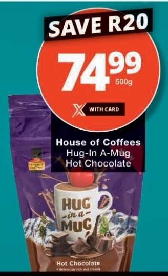 HOUSE OF COFFEES Hug-in a-Mug Hot Chocolate
