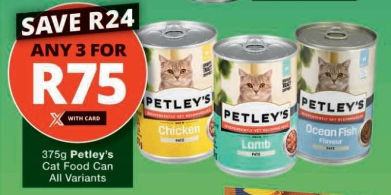 Petley's Cat Food Can