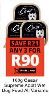 Cesar Supreme Adult Wet Dog Food