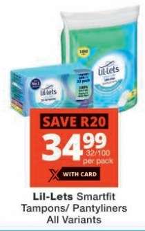 Lil-Lets Smartfit Tampons/ Pantyliners