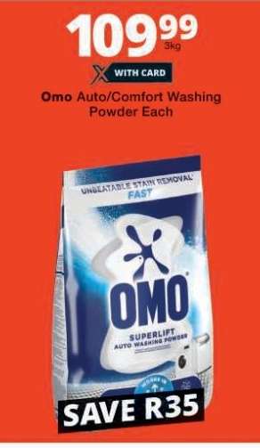 Omo Auto/Comfort Washing Powder Each