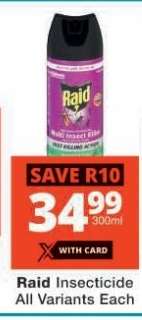 RAID INSECTICIDE