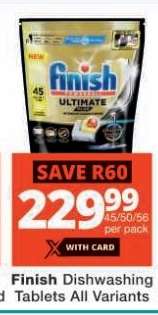 Finish Dishwashing Tablets All Variants