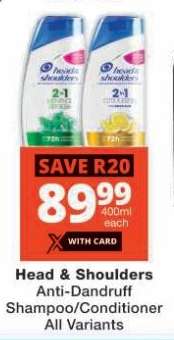 Head & Shoulders Anti-Dandruff Shampoo/Conditioner