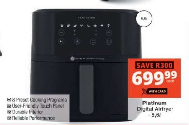 Platinum Digital Airfryer