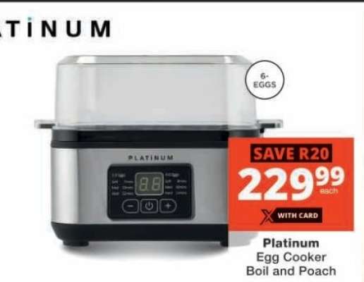 Platinum Egg Cooker Boil and Poach