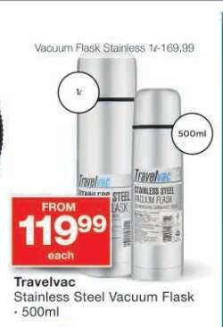 Travelvac Stainless Steel Vacuum Flask