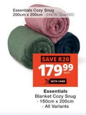 Essentials Blanket Cozy Snug
