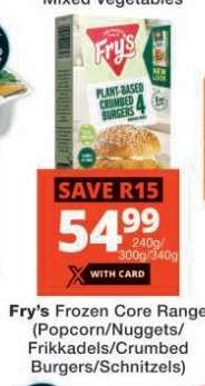 Fry's Frozen Core Range