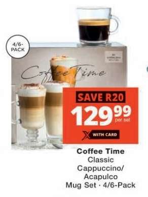 Coffee Time Classic Cappuccino/Acapulco Mug Set