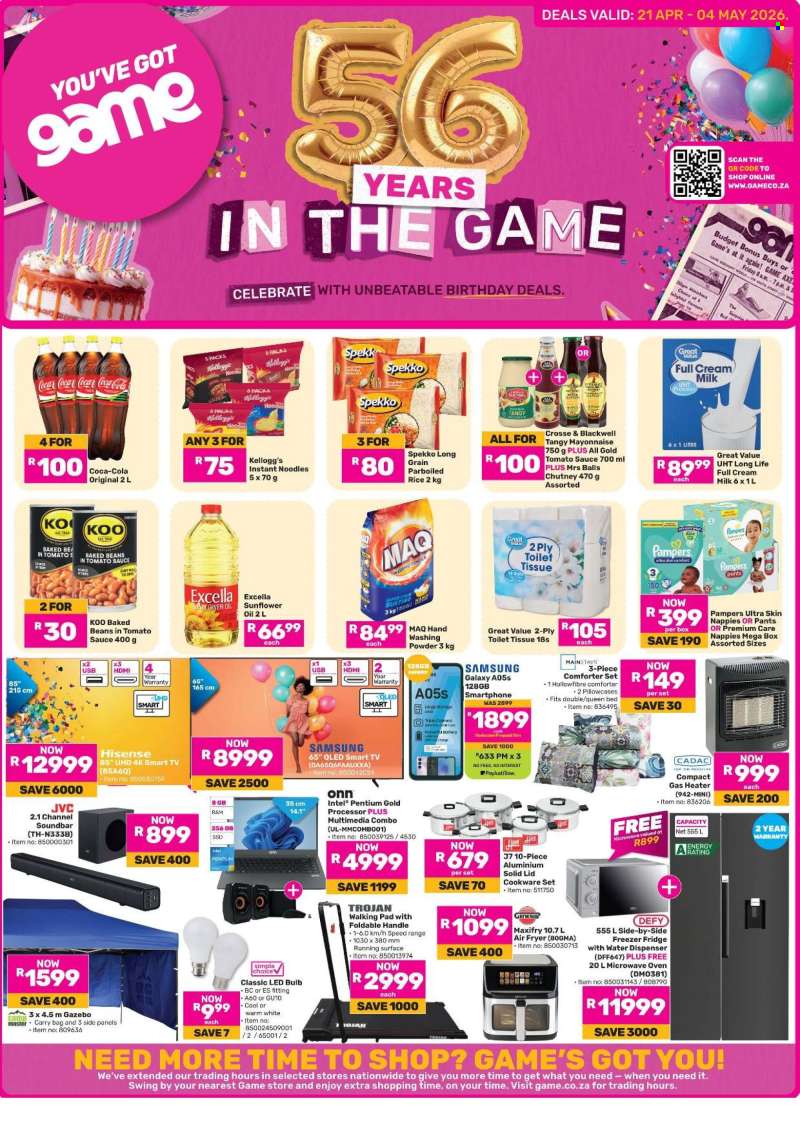 Game catalogue  - 21/04/2026 - 04/05/2026.