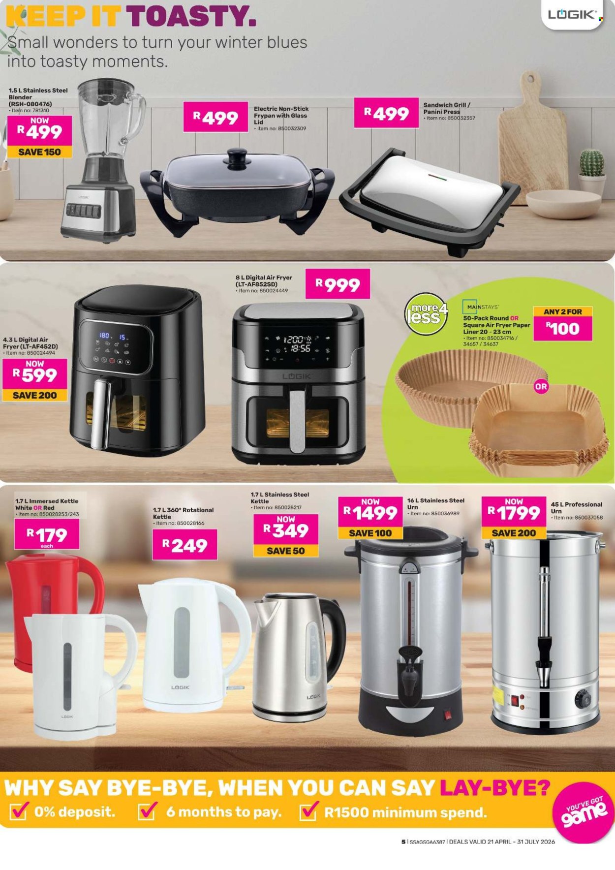 Game specials - 21/04/2026 - 31/07/2026. Page 5