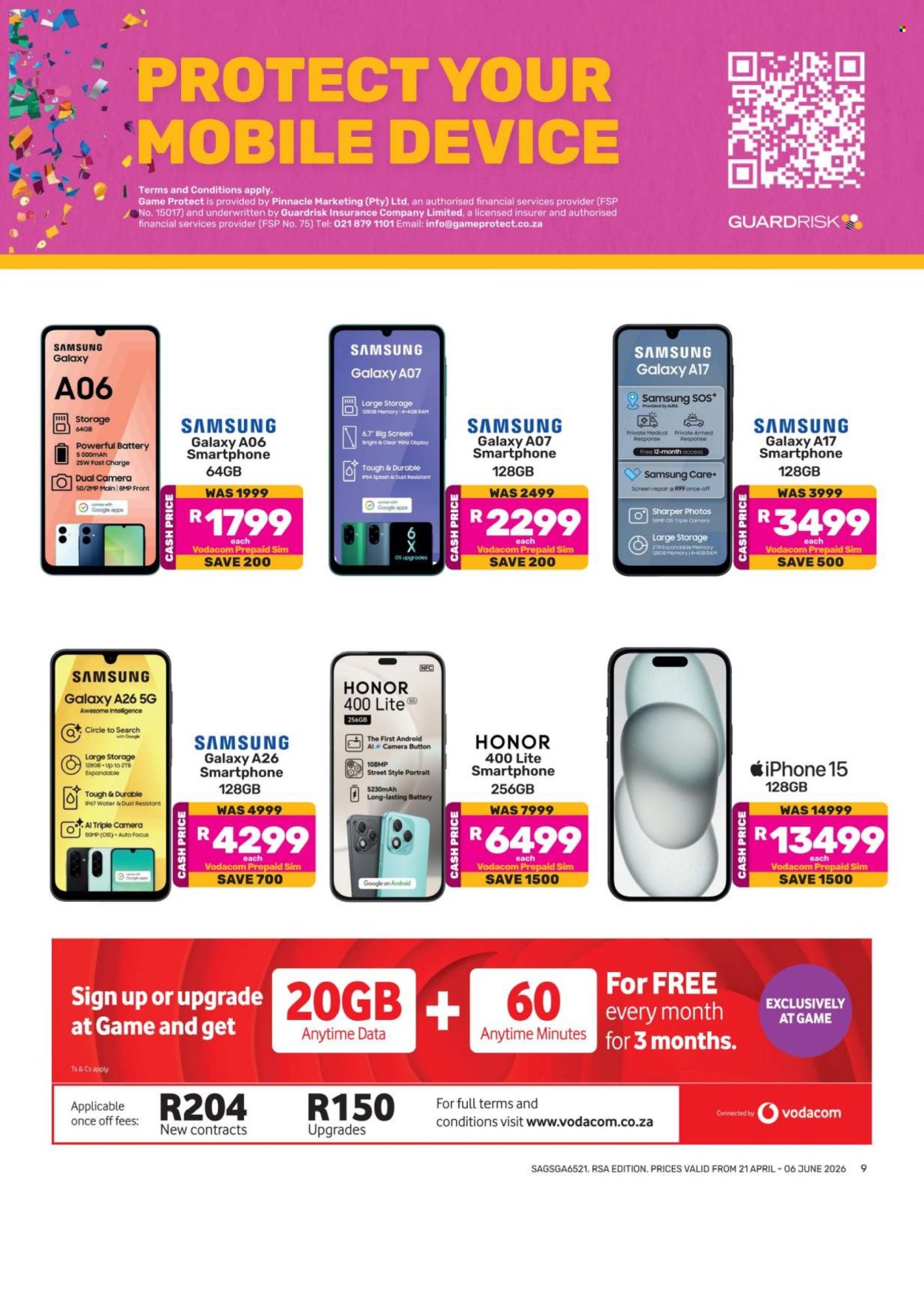 Game specials - 21/04/2026 - 06/06/2026. Page 9