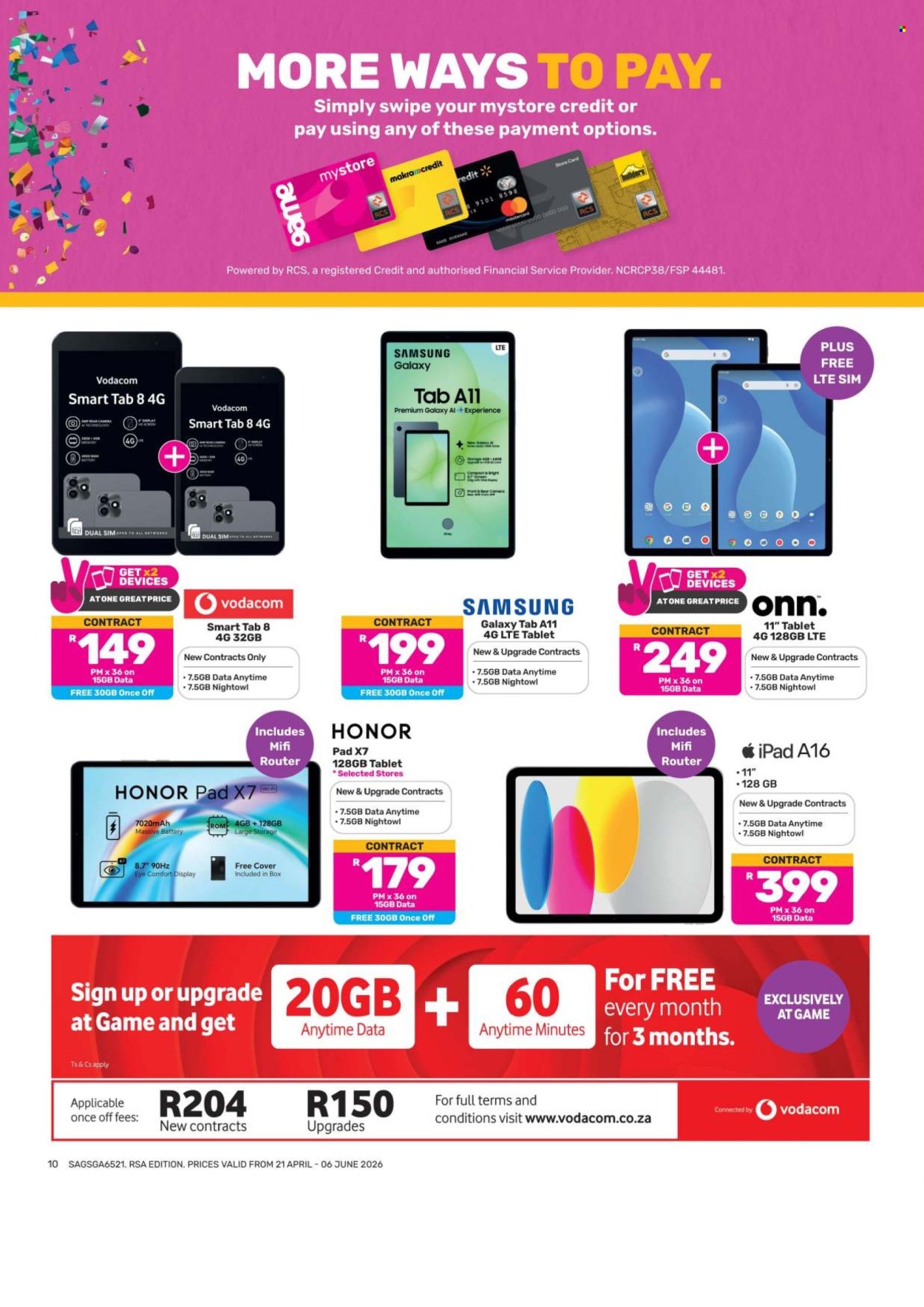 Game specials - 21/04/2026 - 06/06/2026. Page 10